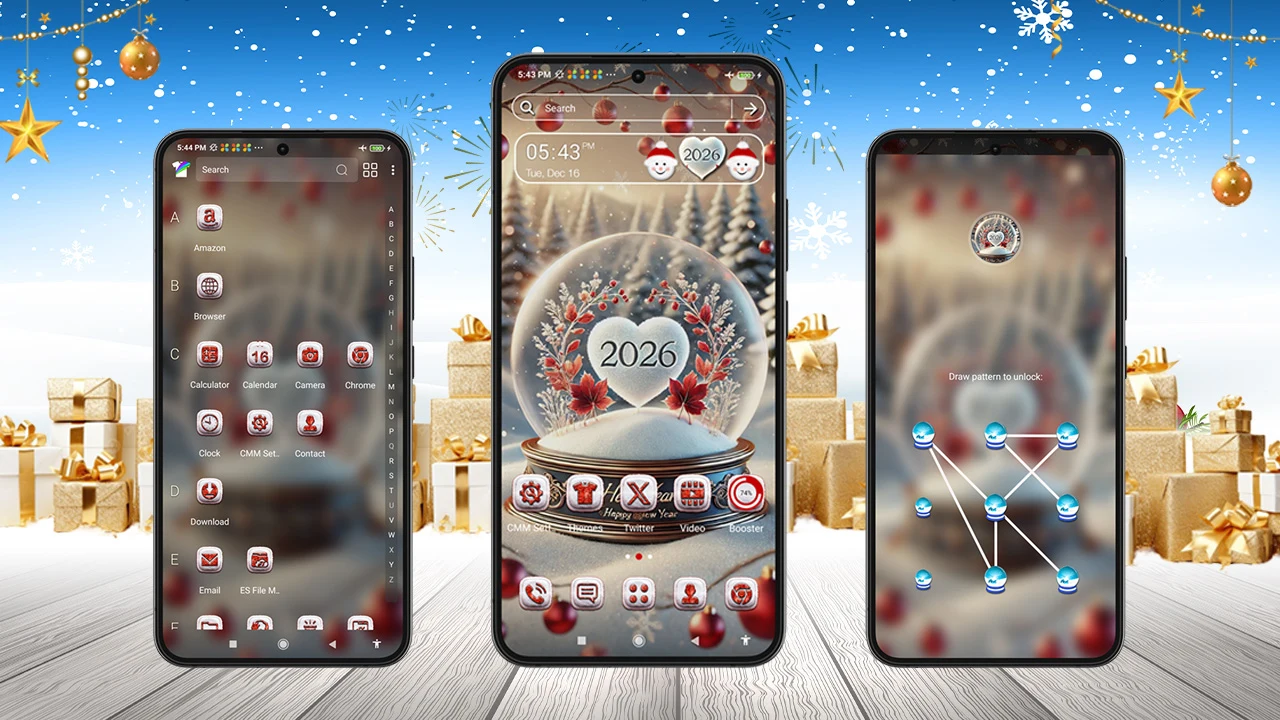 2026 Newyear Christmas Theme screenshot
