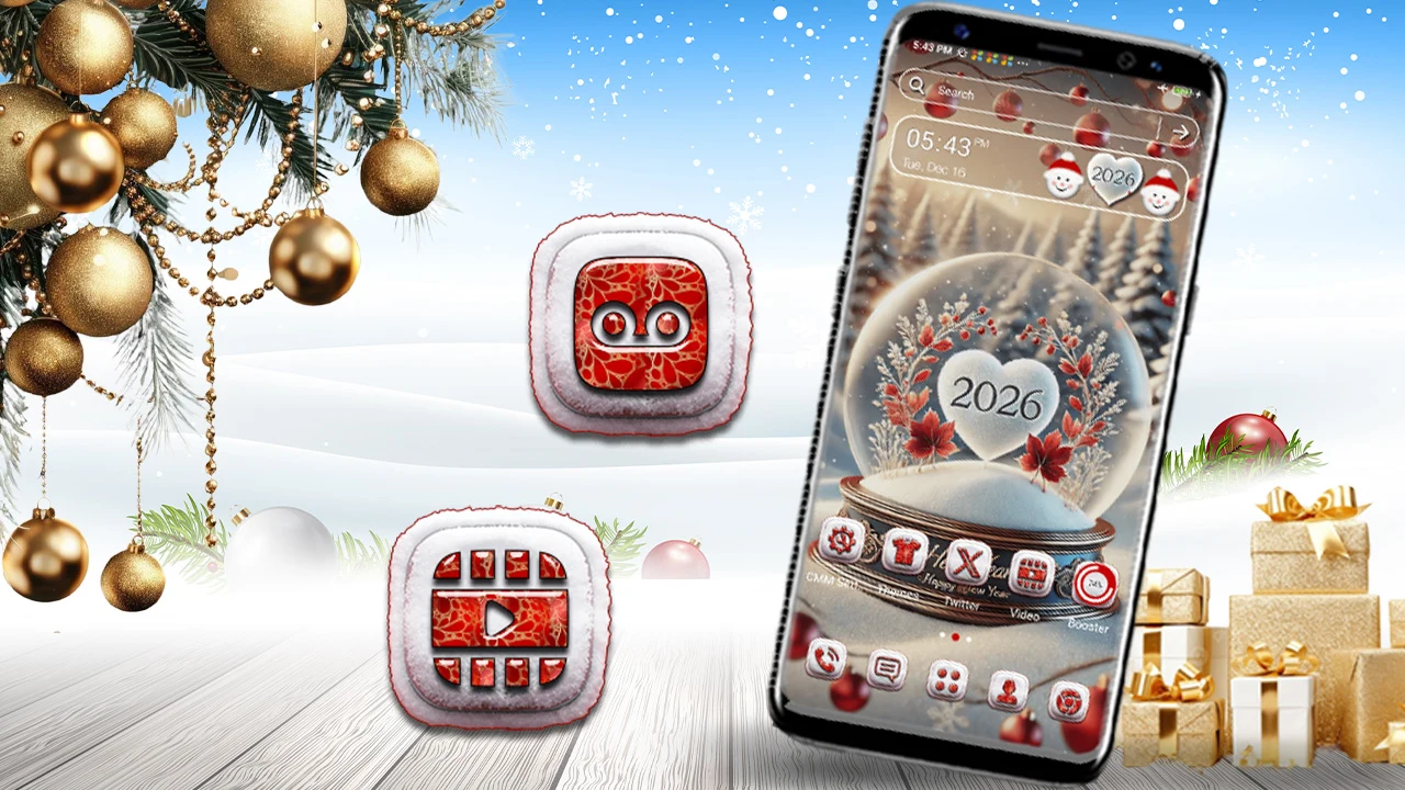 2026 Newyear Christmas Theme screenshot